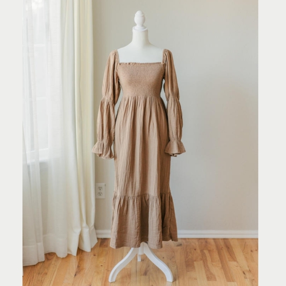Organic Cotton Gauze Dress - Picture 1 of 11